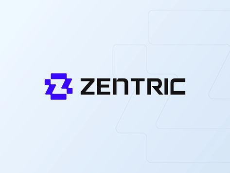 Minimalist, Modern Z Letter ZENTRIC Logo, Branding Design. by Al Mamun | Logo & Branding Expert for Brand Crown on Dribbble Z Logo Design Ideas, Gen Z Logo, Geometric Logo Inspiration, Z Logo Design, Z Letter Logo, Letter Z Logo, Logo K, Global Logo, Z Letter