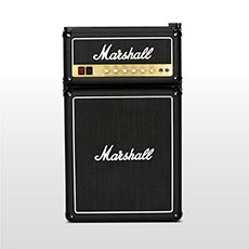 Fridge Marshall Logo, Black Tub, Bar Fridge, Marshall Amps, Cluster Lights, Bar Fridges, Mini Fridges, Like A Rock, Blue Led Lights