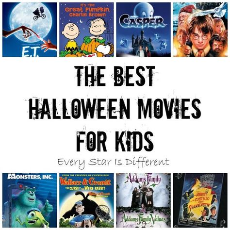 The Best Halloween Movies for Kids Pinterest Halloween Ideas, Halloween Movies For Kids, Halloween Films, Movies For Kids, Uhyggelig Halloween, Best Halloween Movies, Scary Films, Spooky Things, Hallowen Ideas