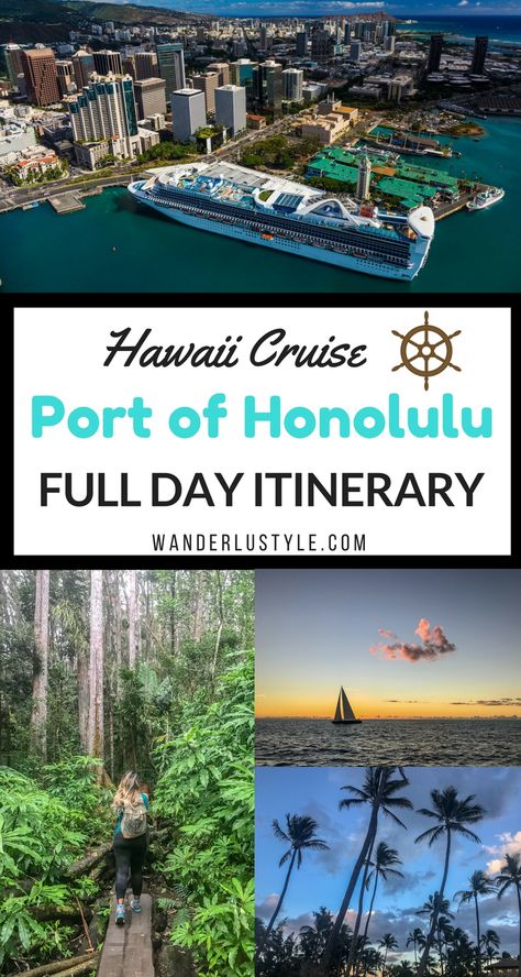 Honolulu Itinerary, Oahu Itinerary, Hawaiian Cruise, Hawaii Cruise, Hawaii Vacation Tips, Cruising Tips, Disney Hawaii, Hawaiian Cruises, Pride Of America