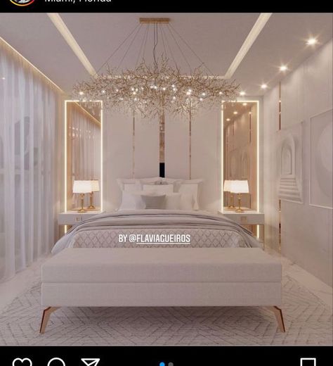 White Gold Bedroom, Tattoo Modern, Luxe Bedroom, Luxury Room Bedroom, Bedroom Interior Design Luxury, Modern Luxury Bedroom, Modern Bedroom Interior, Luxury Bedroom Master, Modern Bedroom Decor