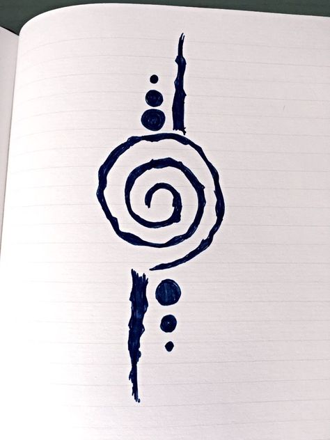 Shamanic Tattoo Symbols, Shaman Tattoo Design, Simple Easy Tattoos For Women, Shaman Tattoo Symbols, The Spiral Tattoo, Soul Tattoo Symbols, Symbol Drawing Ideas, Petroglyph Tattoo, Mapuche Tattoo