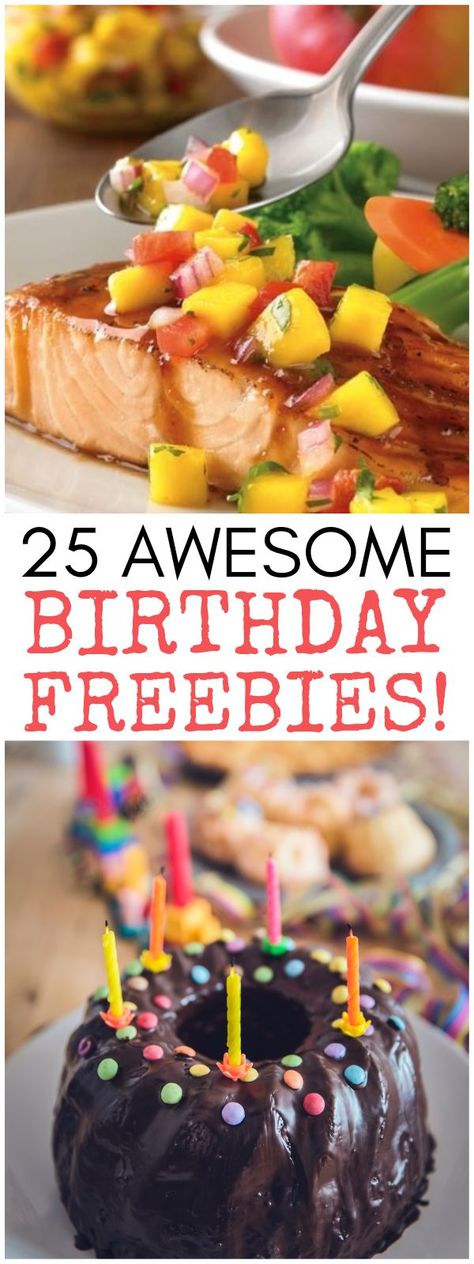 Free Birthday Stuff - Get 25 Free Birthday Meals, Desserts, Drinks and More! #birthdayfreebies #freebirthdayfood #freebirthdaystuff Bday Freebies, Free Stuff On Your Birthday, Birthday Meals, Free Birthday Food, Desserts Drinks, Best Life Hacks, Birthday Freebies, Most Popular Pins, Honey Lime