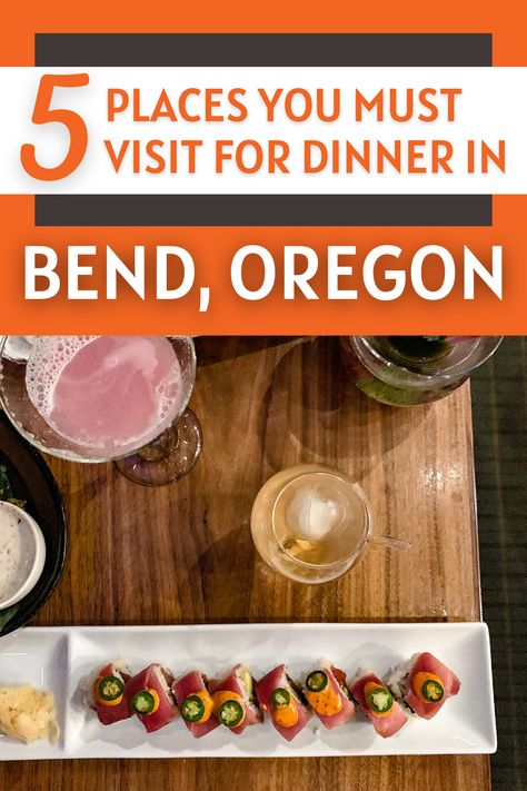 Sushi And Wine, Fusion Sushi, Chicken And Pastry, Flatbread Sandwiches, Wagyu Burger, Date Night Dinners, Date Night Dinner, Travel Oregon, Food Carts