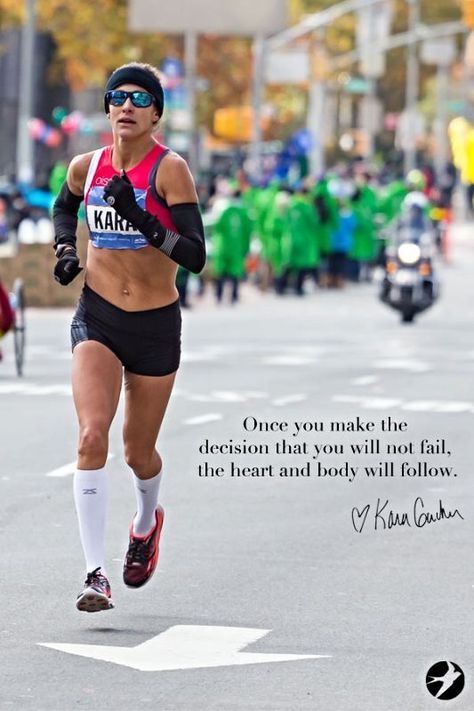 Quotes from elite athletes like Kara Goucher to movitate you through marathon training - click for more Half Marathon Training Quotes, Marathon Training Quotes, Kara Goucher, Marathon Quotes, Running Short Outfits, Training Motivation Quotes, Running Inspo, Running Motivation Quotes, Best Running Shorts