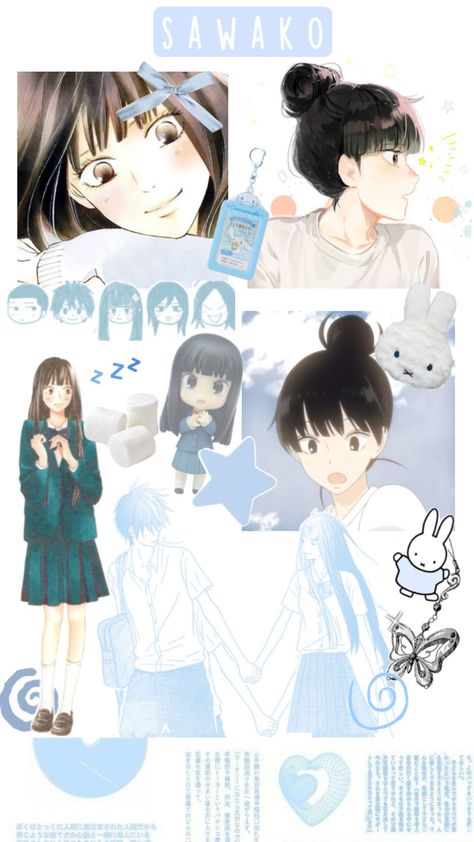 <3 Sawako Kuronuma Cute, Miffy Wallpaper, Custom Phone Wallpaper, Cute Iphone Wallpaper Tumblr, Jelly Wallpaper, Anime Printables, Blue Cute, Sanrio Wallpaper, Hippie Wallpaper