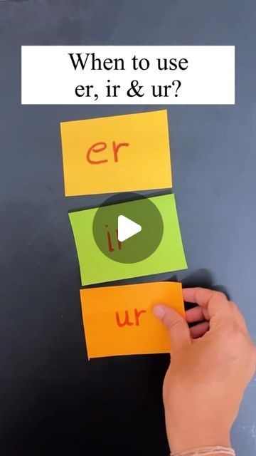 931 likes, 5 comments - learn_2read on June 11, 2024: "When to use er, ir, or ur in a word? /er/ mostly at the end of words like barber, farmer etc. /ir/ typically in the words that end with m, l, t, th. /ur/ typically in middle of all of the other words. Helping you to make reading easy for your toddlers. You can also join our free phonics demo. Follow @learn2read for more such easy tips and tricks #toddlermoms #hellingtoread #learntoread #spellingrules (Teaching phonics, learning to r Er Ir Ur Activities, Er Words Phonics, Ir Er Ur Activities, Er Ir Ur Worksheets, Er Ir Ur, Learn Spelling, Er Words, Phonics Learning, Teaching Reading Skills