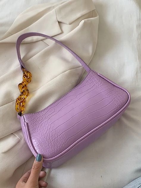 Trendy Purses, Aesthetic Bags, Unique Handbags, Purple Bag, Handbag Patterns, Fancy Bags, Pretty Bags, Bag Light, Purple Bags