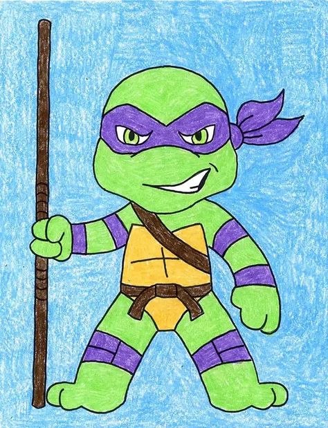 How To Draw Ninja Turtles Step By Step, How To Draw A Ninja Turtle, How To Draw Teenage Mutant Ninja Turtles, How To Draw Ninja Turtles, Draw Ninja Turtles, Ninja Turtles Drawing, Ninja Turtle Drawing, Reindeer Drawing, Ninja Turtle Coloring Pages