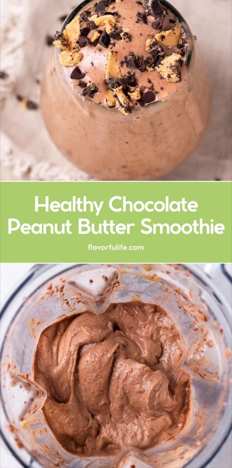 Start your day with a healthy chocolate peanut butter banana smoothie that’s packed with protein and banana goodness. This easy healthy chocolate peanut butter smoothie is creamy and perfect for a quick breakfast. Enjoy the rich flavors of a chocolate banana smoothie that’s both healthy and delicious. Blend up this peanut butter and chocolate smoothie with frozen ingredients for a refreshing treat. Peanut Banana Smoothie, Metamucil Smoothie Recipes, Peanut Butter Chocolate Smoothie, Banana Peanut Butter Smoothie, Chocolate Smoothie Recipes Healthy, Smoothie Recipes Chocolate Peanut Butter, Chocolate Peanut Butter Banana Smoothie, Choc Peanut Butter Smoothie, Breakfast Smoothie Peanut Butter