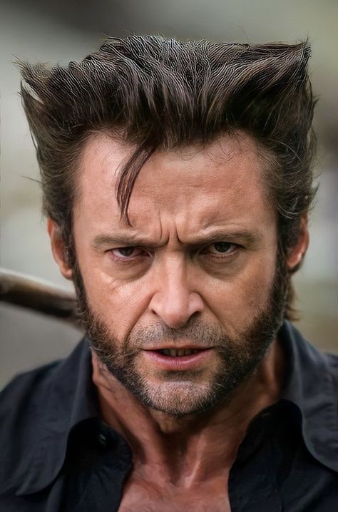 Huge Jackman Wolverine, Hugh Jackman Portrait, John Byrne Wolverine, Wolverine Yellow Suit, Wolverine Makeup Female, Wolverine Haircut, Wolverine Hairstyle, Logan Drawing, Wolverine Reference