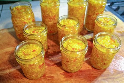 Squash Relish | Just A Pinch Recipes Yellow Squash Relish, Squash Relish Canning Recipe, Squash Relish Recipe, Squash Relish, How To Make Yellow, Blue Ribbon Recipes, Squash Casserole Recipes, Squash Vegetable, Relish Recipes