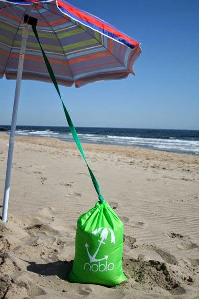 Swappin' Spoons: Heading to the Beach---Take Noblo! Beach Umbrella Anchor, Summer Hacks, Beach Shade, Beach Hacks Kids, Beach Necessities, Summer Stuff, Beach Meals, Beach Vacay, Beach Ideas