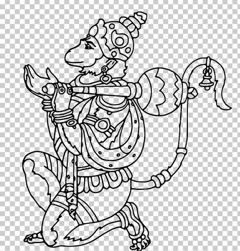 Hanuman Vector Art, Hanuman Outline, Hanuman Line Art, Hanuman Tattoo, Indian Traditional Paintings, Hanuman Wallpapers, Arm Art, White Cartoon, Lord Hanuman Wallpapers