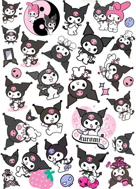 Kuromi #stickersprintable #stickersheets #funnystickers #stickerideas #aestheticstickers #cutestickers Food Sticker Design, Design Packaging Food, Packaging Sticker Design, Design Packaging Ideas, Cute Sticker Design, Sticker Design Ideas, Food Sticker, Sticker Design Inspiration, Aesthetic Sticker