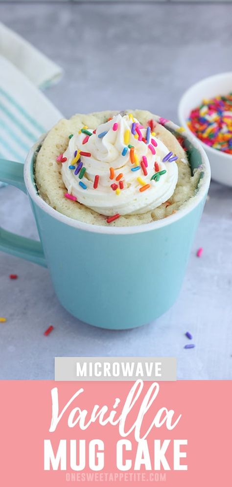 Protien Mug Cake Microwave Vanilla, Homemade Mug Cake Recipe Easy, No Butter Mug Cake, Vanilla Mugcake Recipe, Vanilla Mug Cake No Milk, Easy Cake Mug Recipes, Cake In A Mug No Milk, Mug Cake Microwave No Butter, Easy Mug Cake Recipe Vanilla