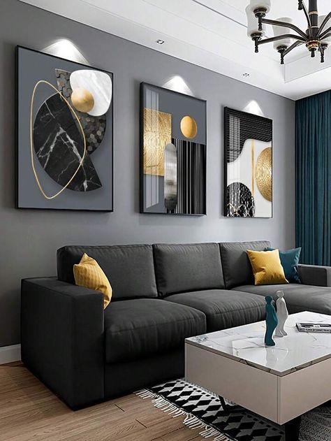 Wall decor living room modern