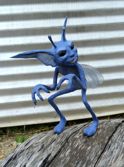 Clay Sculpture Creature, Harry Potter Sculpture, Pixie Harry Potter, Harry Potter Creatures, Cornish Pixie, Clay Creatures, Harry Potter Props, Stile Harry Potter, Potters Clay