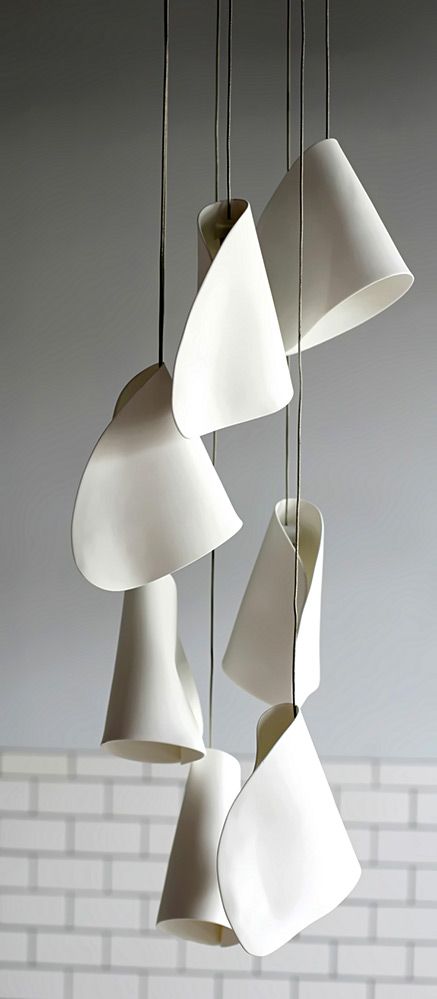 Bocci-lighting-Design-Omer-Arbel Diy Lampe, Deco Luminaire, Ceramic Light, Cool Ideas, Luminaire Design, The Ceiling, Lighting Inspiration, West Elm, Light Fittings