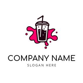 Soda Logo, Tea Logo, Bubble Tea Shop, Beautiful Logos Design, Drinks Logo, Make Your Logo, Beautiful Logos, Online Logo, Logo Design Creative