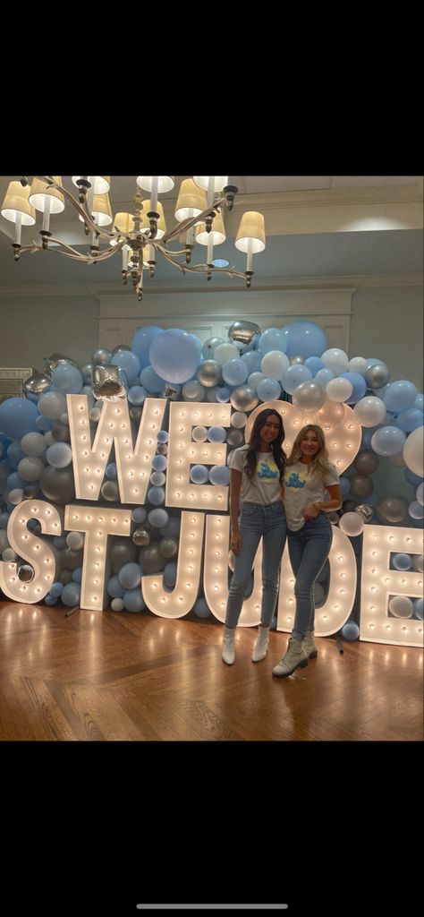 Blue Recruitment Decorations, Philanthropy Ideas, Recruitment Decorations, Sorority Decorations, Philanthropy Events, Recruitment Themes, Recruitment Ideas, Saint Jude, Delta Sorority