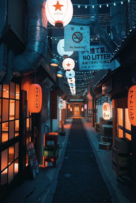 Transform Your Device: Anime Street Wallpaper Extravaganza 2020 Wallpaper, Andermatt, Best Wallpaper Hd, Instruções Origami, Japan Aesthetic, Aesthetic Japan, Cool Wallpapers Art, Anime Scenery Wallpaper, Night City