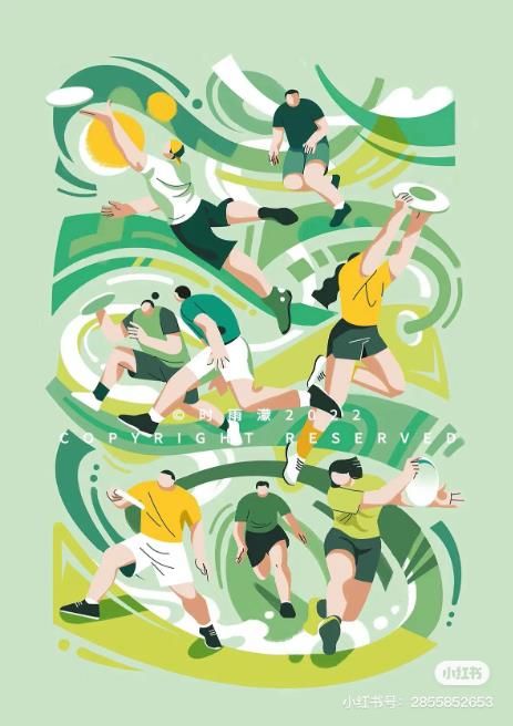 Sport Art Direction, Olympics Graphics, Social Media Marketing Planner, Yearbook Design, Travel Poster Design, Presentation Design Template, Sport Illustration, Sport Art, Food Poster Design