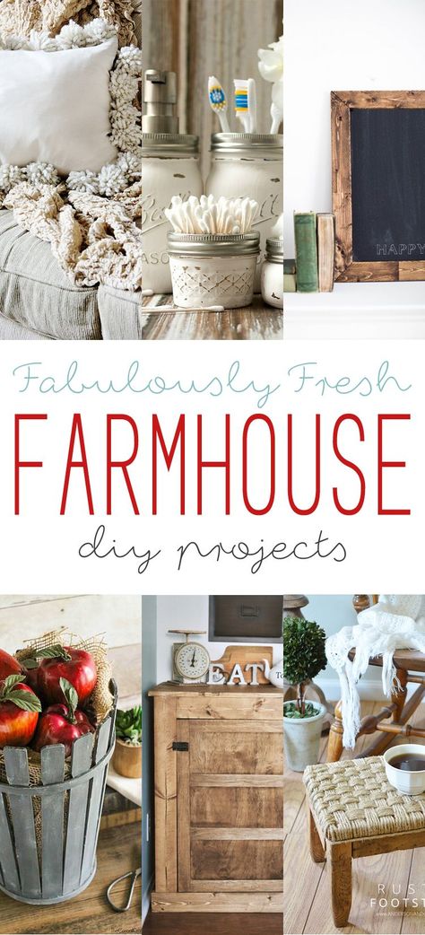 House Diy Projects, Chic Decor Diy, Diy Farmhouse Decoration, Farmhouse Diy Projects, Country Chic Decor, Farmhouse Decor On A Budget, Fresh Farmhouse, Apartment Decorating On A Budget, Cottage Market