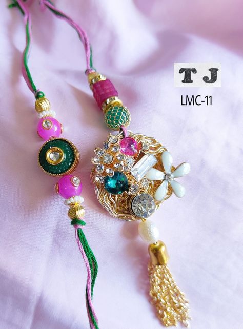 LMC-8 Adjustable bracelet couple Rakhi LMC-11 Bangle lumba couple rakhi Price-290/- Pair Limited Stock Couple Rakhi, Bracelet Couple, Raksha Bandhan, Limited Stock, Adjustable Bracelet, Bangles, Bracelet, Quick Saves