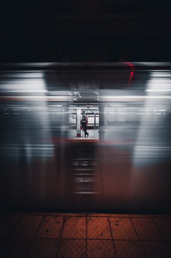 "New York Metro Subjects" by Chris Miralles #fstoppers #Street #urban #Metro #streets #moody #mood #creative #longexposure #longexposure Public Transport Photography, Aesthetic Street Photography, Transportation Photography, Urban Street Photography, Motion Blur Photography, Urban Photography Portrait, Movement Photography, Vogue Photography, Blur Photography