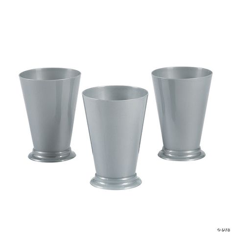 Get into a Kentucky state of mind with these classically shaped mint julep cups! A great addition to your Derby party supplies, these cups are the perfect ... Mint Drinks, Mint Drink, Mint Juleps, Mint Julep Cups, Fun Straws, Reusable Plastic Cups, Derby Ideas, Coconut Cups, Ky Derby