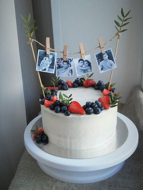 Dads Birthday Cake Ideas, 70 Cake Birthday, Father Cake Ideas Dad Birthday, Best Dad Cake Birthday, Birthday Cake For Dad Ideas, Cake With Picture On It, Birthday Cake With Pictures On It, Bday Cake For Dad, Cake For Dad Birthday