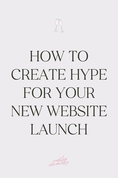 Launching a new website can bring you more traffic, brand awareness, and even new clients. To get your audience excited about your website launch, follow these tips to announce your new website design and branding. You'll learn 6 ways to create hype for your website launch, common website launch mistakes to avoid, and why your website launch strategy matters. With the right marketing strategy and approach, your website launch can skyrocket your business growth! New Brand Launch Announcement, Website Launch Poster Design, Website Announcement Ideas, New Website Launch Announcement, Business Launch Announcement, New Website Announcement, Website Launch Idea, Launch Event Ideas, New Website Launch