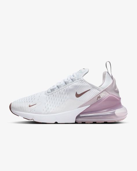 Nike Air Max 270 Women's Shoes. Nike.com Nike Air Max 270 Violet, Nike 270 Shoes, Nike Air Max 270 Women, Air Max 270 Women, Nike 270, Yellow Sneakers, Preppy Shoes, Large Window, Cute Nike Shoes