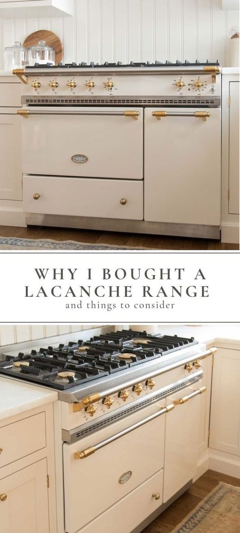 French Stove, Lacanche Range, Diy Home Decor For Apartments, Kitchen Appliance Storage, Farmhouse Side Table, French Kitchen, Interior Modern, Kitchen Remodel Idea, Home Decor Tips