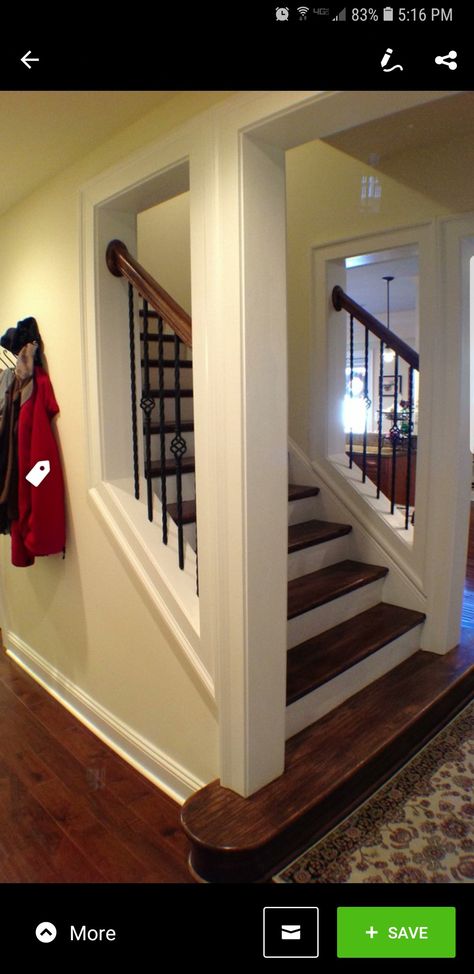 Staircase Cheap Basement Ideas, Finished Basement Designs, Basement Staircase, Traditional Staircase, Staircase Remodel, Open Staircase, Stair Remodel, Basement Stairs, Small Basements