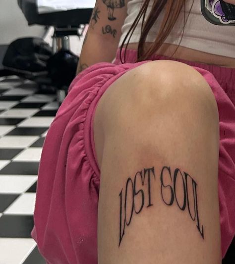 Feeling Lost Tattoo, Lost Soul Tattoo, Nf Tattoo Ideas, Nf Tattoo, Lost Tattoo, Soul Tattoo, Rune Tattoo, Pretty Hand Tattoos, Lost Soul