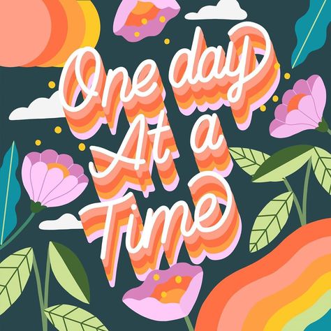 Steffi Lynn on Instagram: “Y’all!! I created this print for @evermadeuk ‘s Rainbow Of Hope collection with 100% of profits going to the frontline workers of the NHS!!…” Steffi Lynn, Somewhere Over The Rainbow, Lettering Inspiration, Clear Thinking, Positive Inspiration, One Day At A Time, Rainbow Art, Lettering Quotes, Happy Words