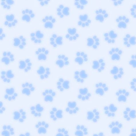 Blue Paw Print Background, Dog Blue Aesthetic, Puppy Boy Aesthetic, Puppy Space, Puppy Backgrounds, Paw Background, Pet Regression, Paw Wallpaper, Bunny Paws