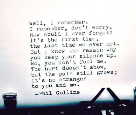 Phil Collins ~ In the Air Tonight Phil Collins Lyrics, In The Air Tonight, Tears In Heaven, Great Song Lyrics, The Last Shadow Puppets, Favorite Lyrics, Phil Collins, Greatest Songs, I Feel Good