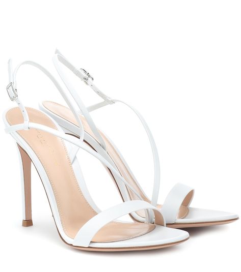 Gianvito Rossi Heels, High Gladiator Sandals, Navy Blue Sandals, Perfect Cocktail Dress, Strappy Leather Sandals, White Leather Sandals, Rossi Shoes, Silver Sandals, Metallic Sandals