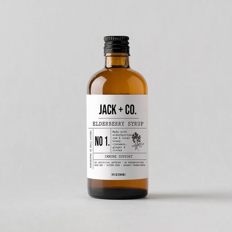 Modern Apothecary Label Design, Modern Apothecary Design, Apothecary Design Branding, Apothecary Label Design, Apothecary Packaging Design, Syrup Bottle Design, Syrup Label Design, Syrup Packaging Design, Apothecary Packaging