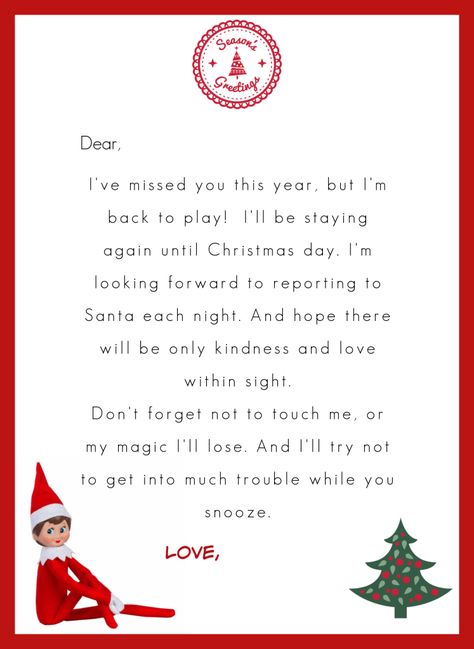 FREE Elf on the Shelf Printables - Trendy Chaos Elf On The Shelf Note From Santa, Elf On The Shelf Arrival With New Elf, Messages From Elf On The Shelf, Touched The Elf On The Shelf Note, Elf On The Shelf Arrival Notes Printable Free, Free Printable Elf Notes, Elf On A Shelf Arrival Ideas Free Printable, Elf On The Shelf Rules Printable, Free Elf Letter Printable