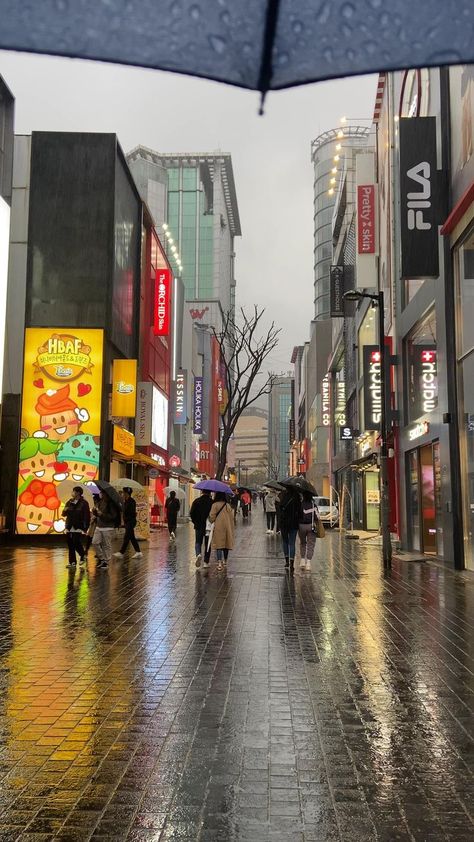 Rain In Korea, Rain In Seoul, Japan Rain, Rain View, Travel Seoul, Seoul Night, South Korea Photography, M Video, Seoul Korea Travel