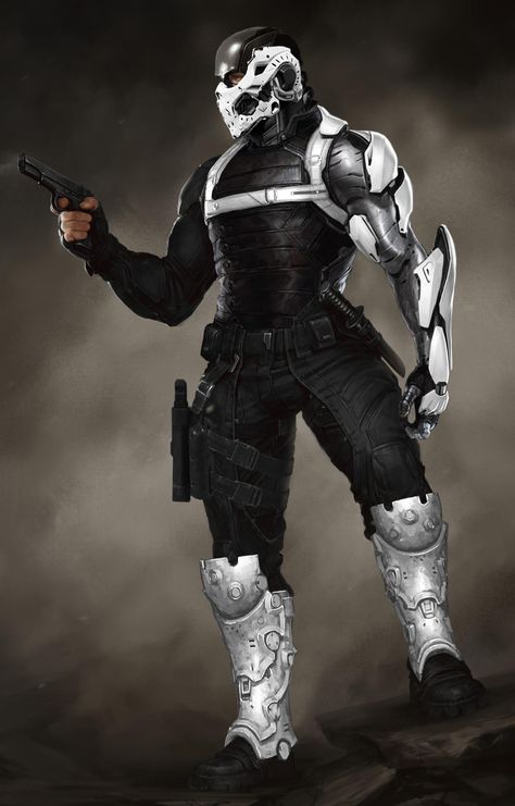 Taskmaster Concept Art, Superhero Concept Art, Injustice Game, Ryan Meinerding, Black Widow Movie, Futuristic Armour, Titanfall, Superhero Characters, Cyberpunk Character