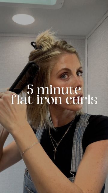 Tips For Curling Hair With Flat Iron, How To Make Soft Curls With Flat Iron, Curl With Flat Iron Tutorial, How To Add Volume To Hair With Flat Iron, Curl Hair With A Flat Iron, Curl Shoulder Length Hair With Flat Iron, How To Curl Using Flat Iron, Diy Curls With Flat Iron, Short Hair Curling Tips Flat Irons