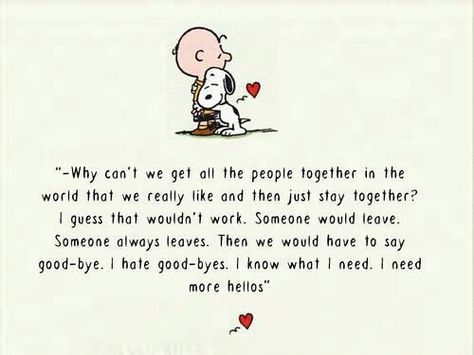 Snoopy hugs Farwell Qoutes, Goodbye Quotes For Friends, Farewell Quotes, Goodbye Quotes, Hard To Say Goodbye, Senior Quotes, Its Friday Quotes, Awesome Quotes, Baby Monkey