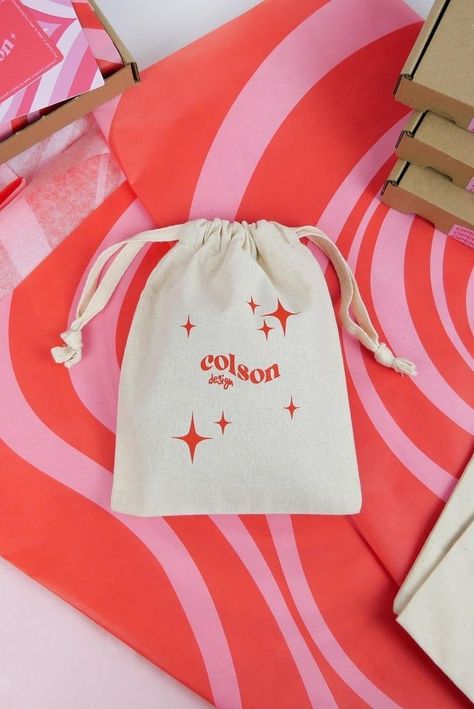 Custom Drawstring Bags, Ecommerce Packaging, Products Display, Packaging Ideas Business, Small Business Packaging Ideas, Handmade Packaging, Branding Design Packaging, Ecommerce Business, Small Business Packaging