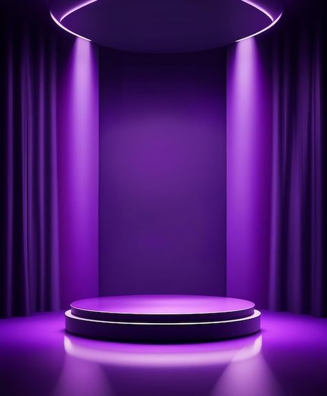 Photo beautiful podium for product prese... | Premium Photo #Freepik #photo Beautiful Purple Background, New Background Images For Editing, Purple Screen, Purple Background Design, Podium Background, Product Background, Purple Background, Podium Design, Mixtape Cover