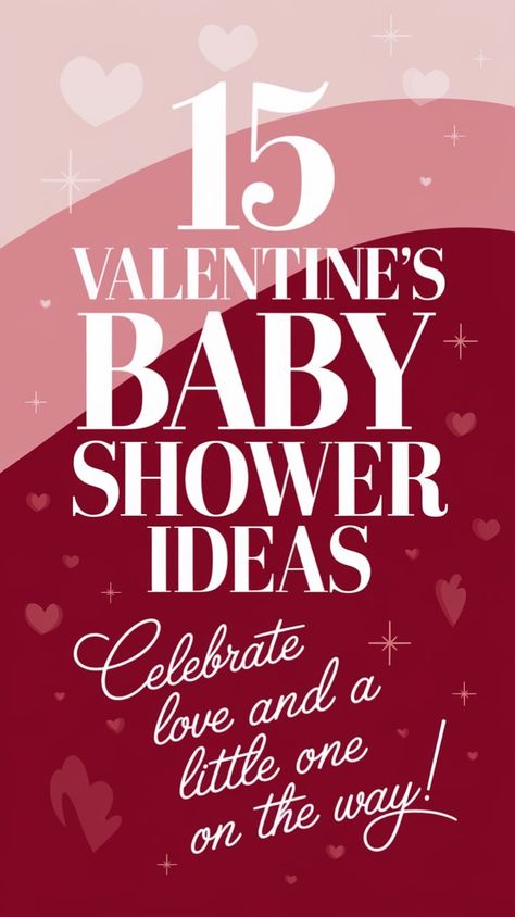 Looking for inspiration for a Valentines Day baby shower theme? Discover adorable February baby shower themes perfect for February baby showers such as Little Sweetheart baby shower theme! From sweet baby shower ideas to cozy winter shower decor to heart baby shower theme and more, these ideas will help you plan the perfect Valentines baby shower. Celebrate your little one with festive valentines day baby touches that everyone will love!